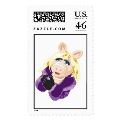 Muppets Miss Piggy Disney postage