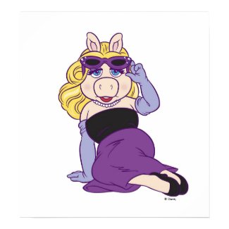 Muppets Miss Piggy Disney print