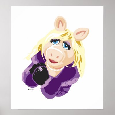 Muppets Miss Piggy Disney posters