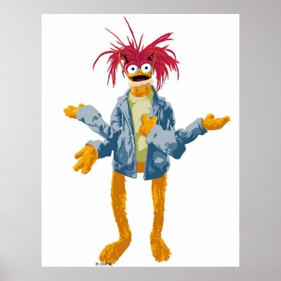 Muppets Pepe the king prawn standing Disney posters