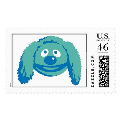 Muppets' Rowlf smiling Disney postage