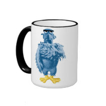 Muppets Sam the Eagle standing pledging Disney Mugs