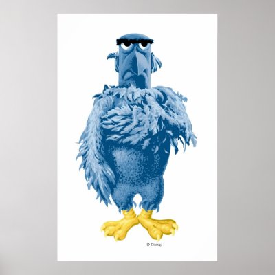 Muppets Sam the Eagle standing pledging Disney posters