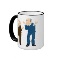 Muppets Sattler And Waldorf looking at each other Mugs