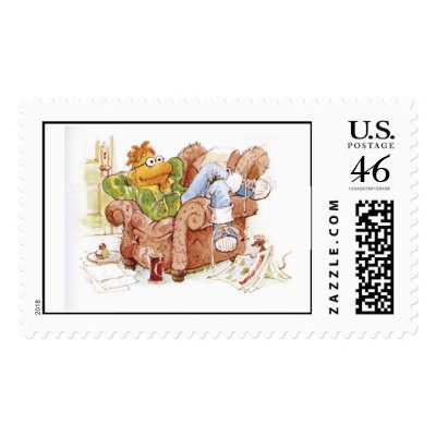 Muppets' Scooter In Chair Disney postage