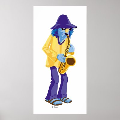 Muppets Zoot playing a saxophone Disney posters