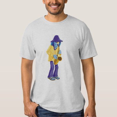 Muppets Zoot playing a saxophone Disney Tee Shirt