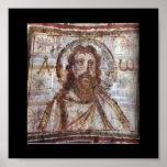 Mural painting from the catacomb of Commodilla. posters