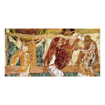 Murals On The Apocalypse In The Narthex Of The Ben Photo Greeting Card
