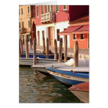 Murano Boats Card
