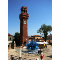 Murano, Italy Clock tower and Glass sculpture photo sculptures by lshickzazzle Murano, Italy Clock tower and Glass sculpture photo sculptures