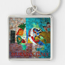 Murano Mosaic III Keychains