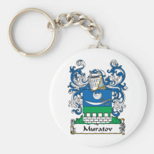 Muratov Family Crest Keychain