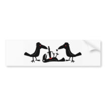 murder crows bumper stickers
