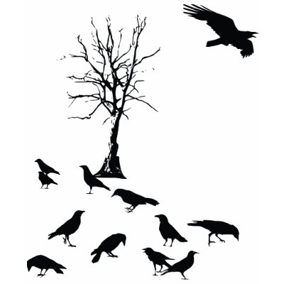 Murder of Crows T Shirt by lenny262003