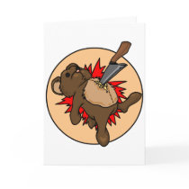 Murder Your Childhood! Greeting Card cards