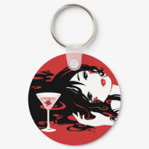 Murderous Martini Keychain by MissKika Murderous Martini Keychain