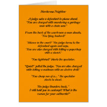 Murderous Neighbor Card