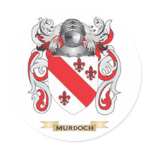 Murdoch Coat of Arms (Family Crest) Stickers