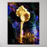 Murex haustellum Seashell Print