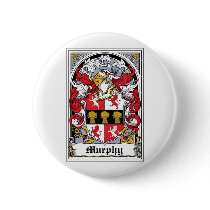 Murphy Family Crest Pinback Button
