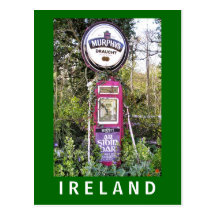 Murphy's Old Irish Petrol Pump Postcard