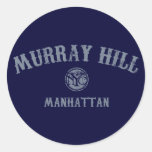 Murray Hill Round Stickers