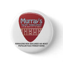 Murray Talent Conchords buttons by Zerotees Murray Talent Conchords buttons