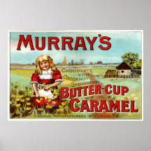 Murrays Butter-Cup Caramel 1895 Print