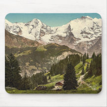 Murren, Grutschalp, I, Eiger, Monch and Jungfrau, Mouse Pads
