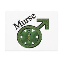 Murse with Caduceus Post Card