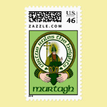 Murtagh Clan Motto Postage Stamps