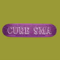 Musashi Designs Cure SMA skateboards