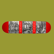 Musashi Designs Durer's Apocalypse skateboards