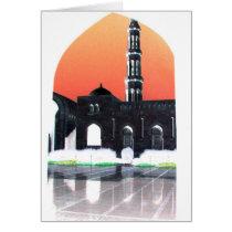 Muscat Mosque at Sunset cards