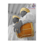 illustration, post, card, musicians, panama,