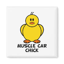 Muscle Car Chick magnets