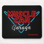 Muscle Car Garage Mousepad mousepads