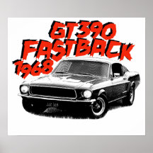 Muscle car madness poster