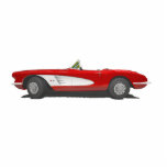 Muscle car scupture photo cut outs