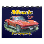 Muscle Cars From the Past Calender Calendars