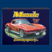 Muscle Cars From the Past Calender calendars