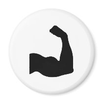 Muscle Fridge Magnets