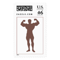 Muscle Man postage by growyourmoneytree Muscle Man postage