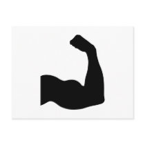 Muscle Post Card