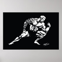 Muscle Tattoo Bodybuilder Posters
