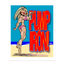Muscle up chic poster posters