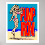 Muscle up chic poster posters
