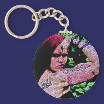 MuscleCHIX keychains