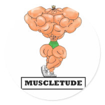 MUSCLETUDE,Sticker